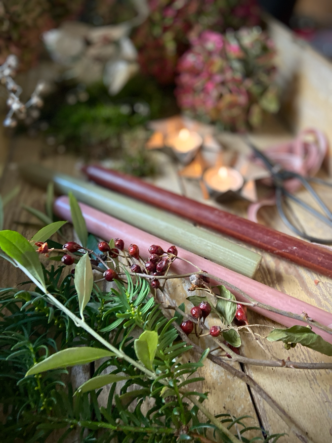 The Festive Table Creative Floral Workshop 6th December 10am - 1pm