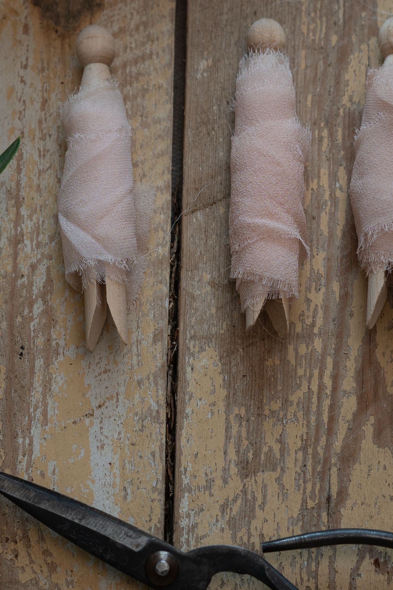 Naturally Dyed Silk Ribbon Beige Rose