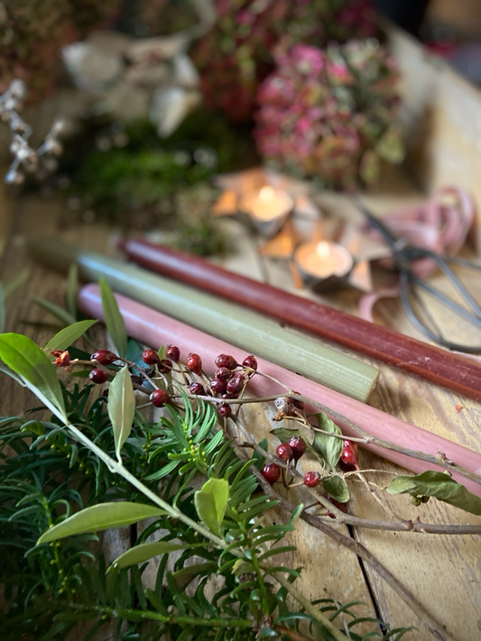 The Festive Table  Creative Floral Workshop 6th December 10am - 1pm